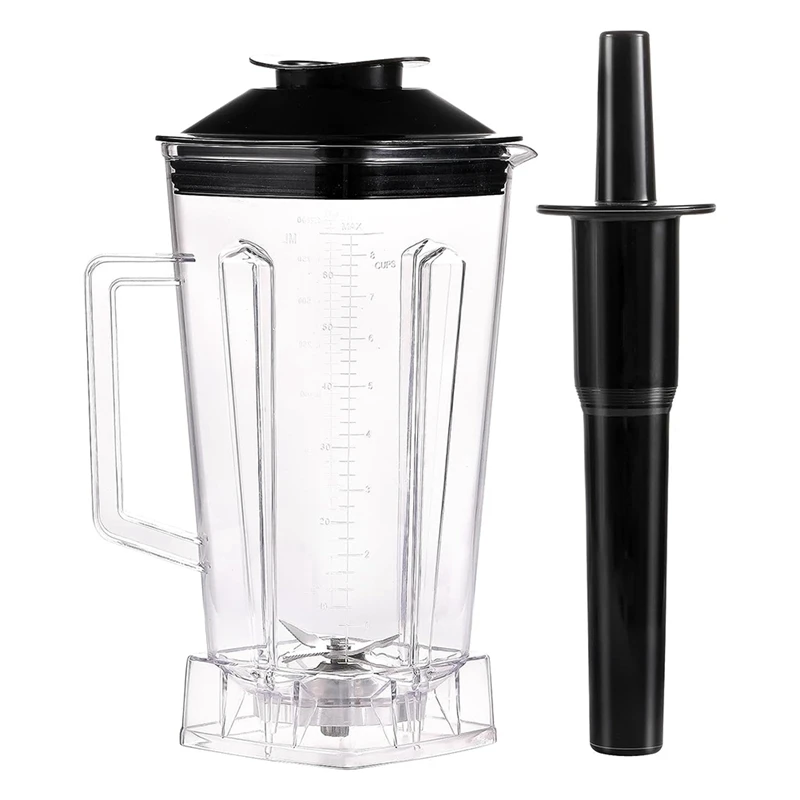 64OZ Blender Pitcher Replacement Parts Accessories With Blade And Lid For Vitamix Cup A2300 A2500 5200