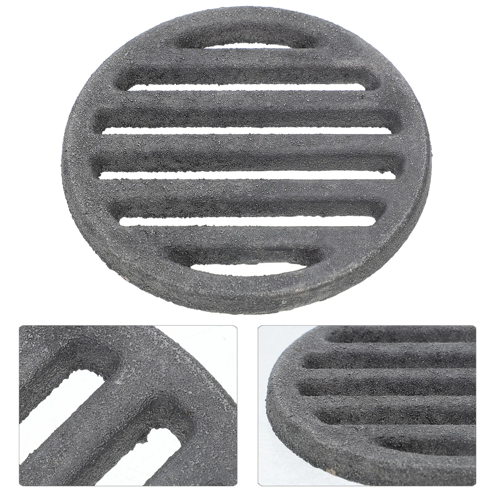 1 Griglia refrattaria per stufa Camino Accessori per pozzi interni ed esterni Griglia per braciere rotonda Distribuzione del calore Materiale ignifugo