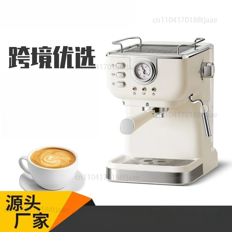 Cross-border dedicated coffee machine Italian semi-automatic home office high pressure concentrated steam milk foam coffee
