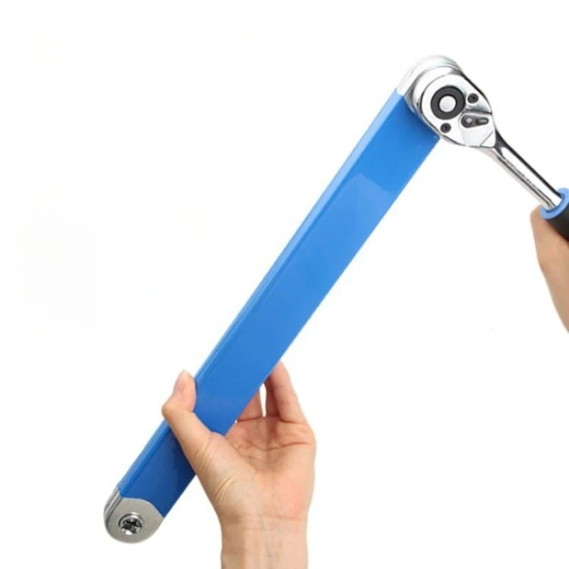 

Многофункциональный удлинительный ключ-трещотка двойного назначения, специальный инструмент для экономии усилий при ремонте автомобилей и оборудования