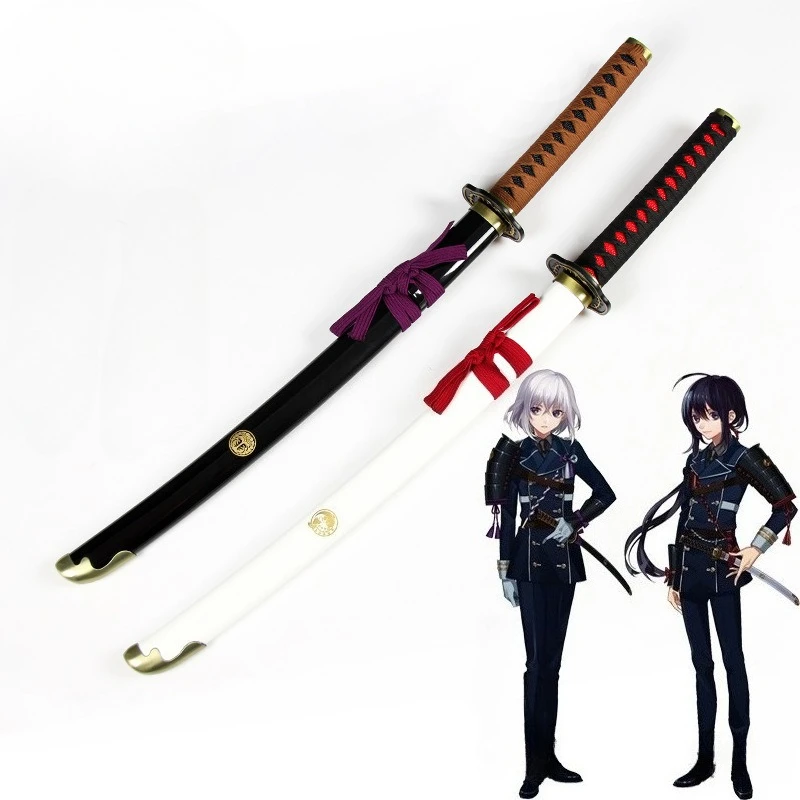 78cm/30.71in Cosplay Sword Catfish Tail Fujiro Wooden With Sheath Anime Peripherals Model Props Medieval Collectible Crafts Toy