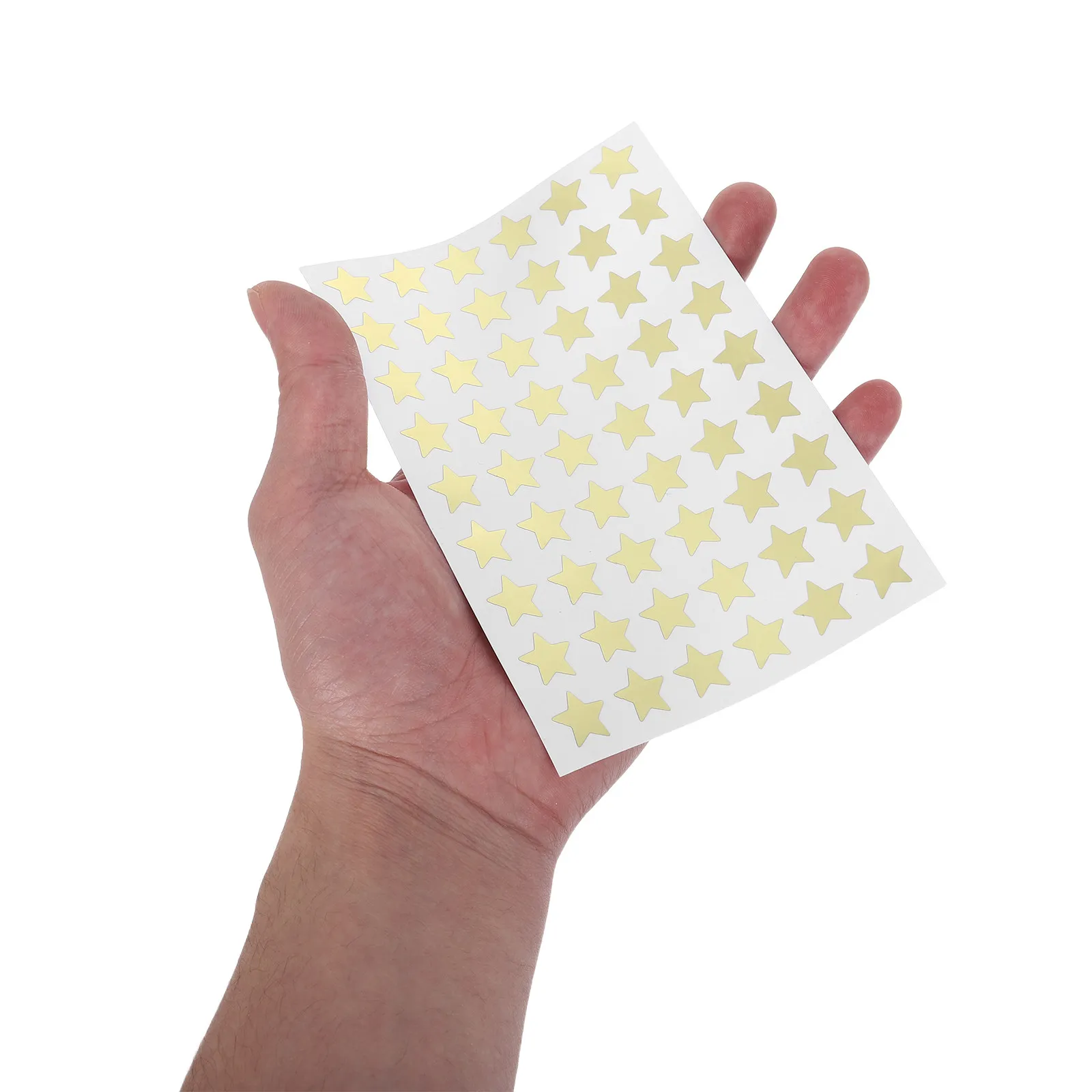 

60 Sheets Golden Star Stickers 0.5 Inch Five-Pointed Motivational Reward Stickers for Kids Classroom Teachers Homeschool Reward