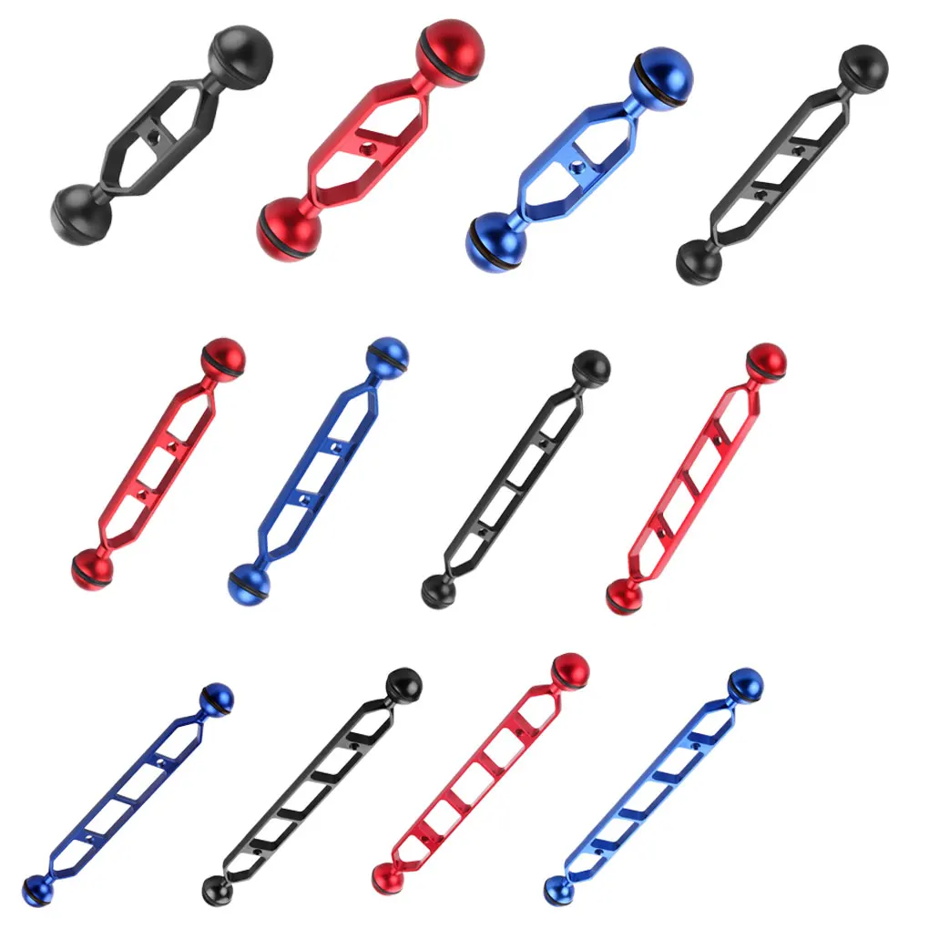 Diving Light Dual Ball Arm Joint Aluminum Alloy Underwater Photography Camera Accessories Dual ball light arm