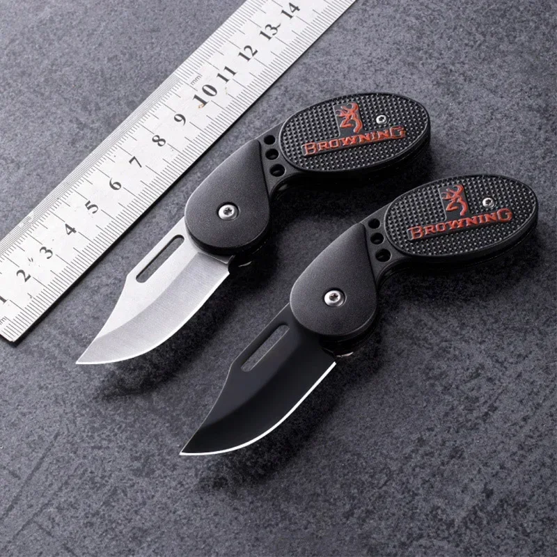 Outdoor Folding Knife Pocket Stainless Steel Fruit Knife High Hardness Sharp Multi-functional Mini  Self Defense EDC