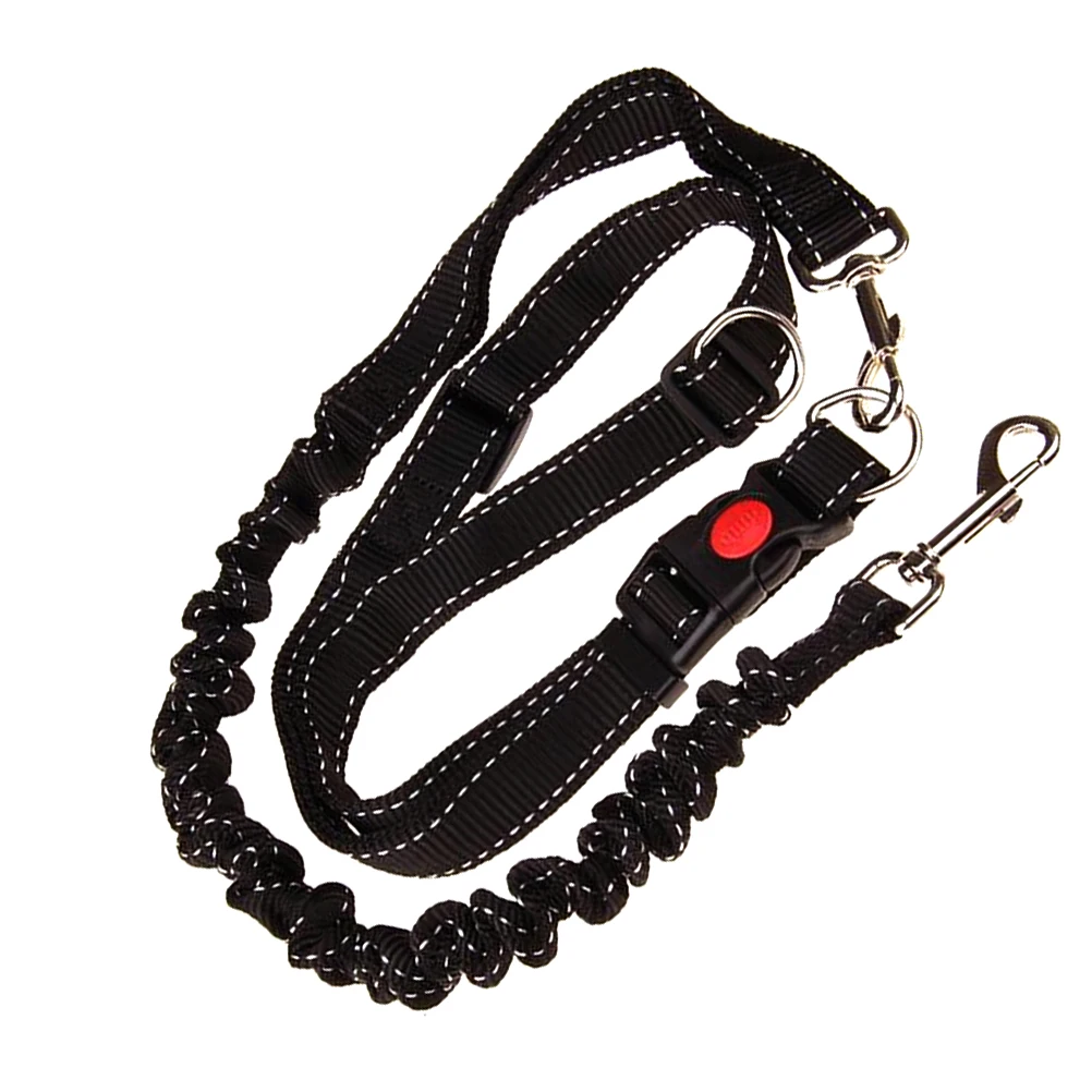 

Pet Leash Dog Running Jogging Elastic Handsfree Lead Belt Walking Harness Waist Adjustable Strong Material Stainless Steel