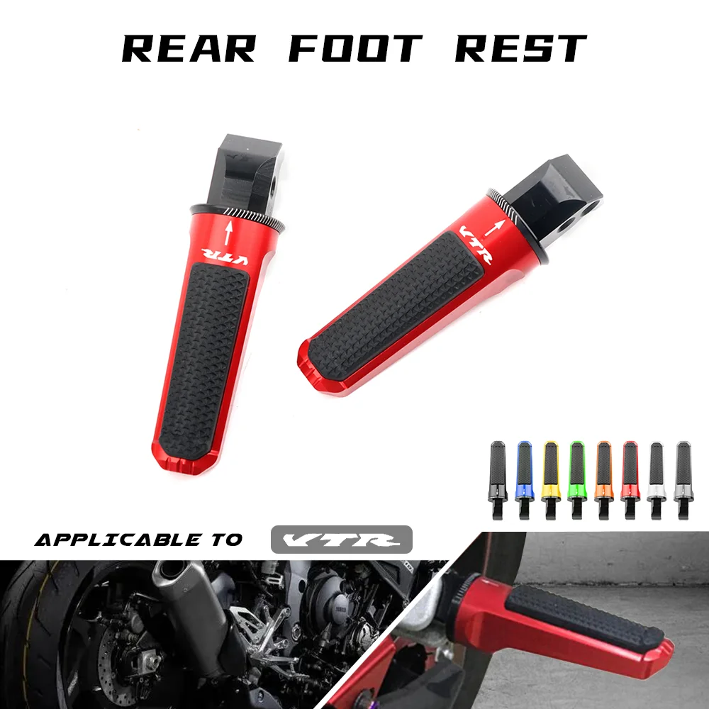 Motorcycle CNC Rear Foot Pegs Footrest Passenger Footpegs for HONDA CB-1 CB400 BROS400 BROS600 VTR1000 CB 400 BROS 600 VTR 1000