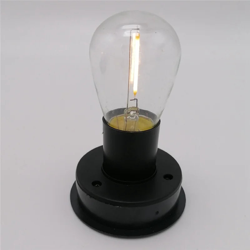 Ampoule solaire LED à filament de tungstène, capteurs de lumière automatiques, veilleuses de clôture, lampe de jardin, 2800 cm, 8.5 K, 1PC