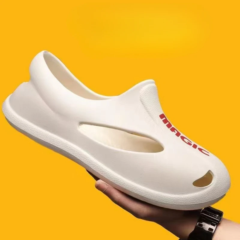Herren Sandalen Outdoor Lochschuhe Keil Hausschuhe - usage example