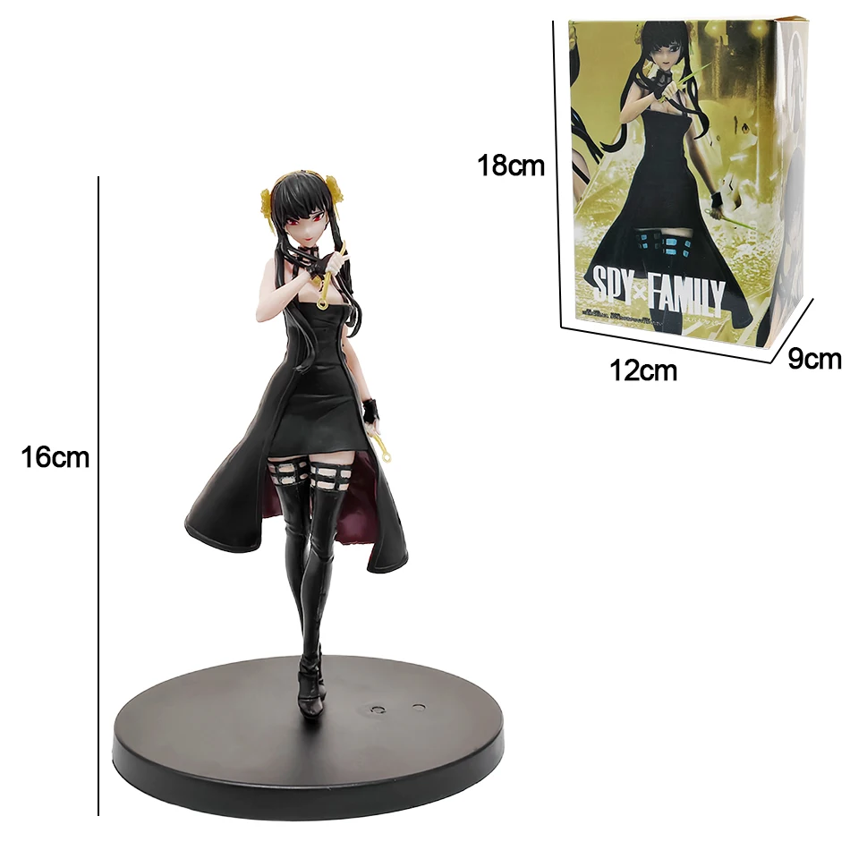 16cm espião × família anime figura kawai anya forger yor forger figuras de ação em pé estatueta colecionável modelo boneca brinquedos presente
