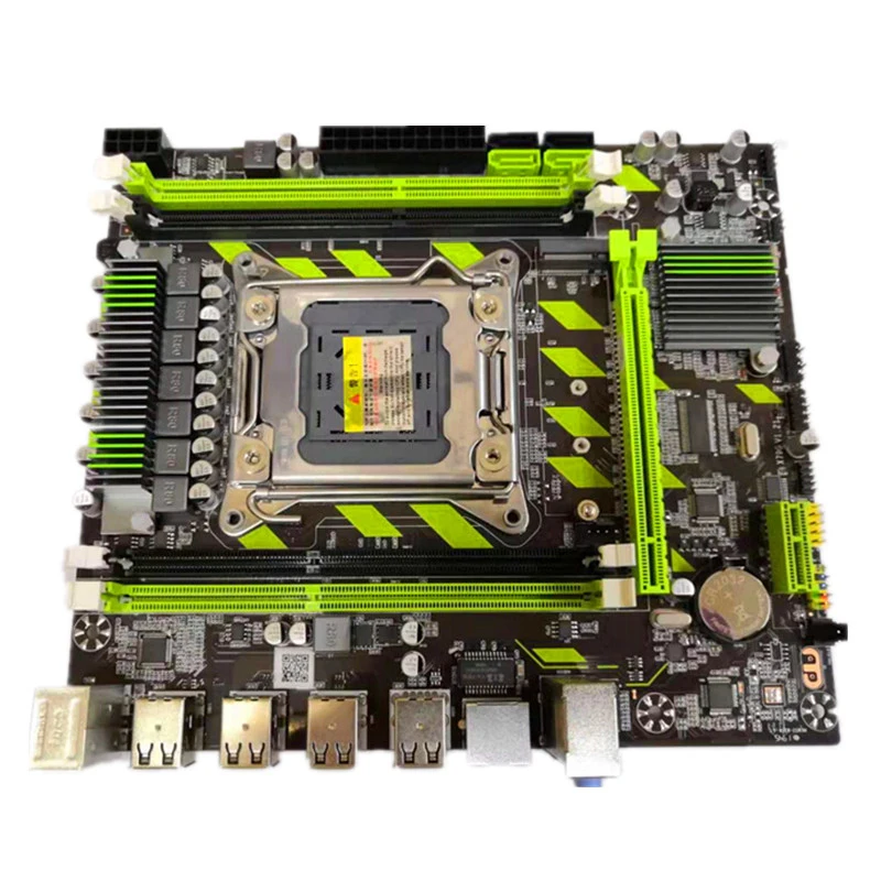 

X79 Desktop Computer Motherboard, 2011 Pin M.2 Interface Supports DDR3 RECC Memory Game Set Motherboard,for Intel