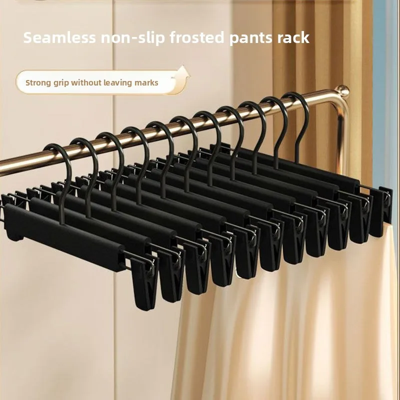 

Pants Hangers with Adjustable Non-Slip Clips Anti-Rust Hanging Hook for Trouser,Skirts,Jeans,Clothes Hangers