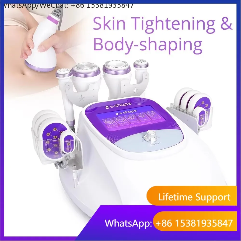 Mychway S Shape 30k Cavitations Machine Radio Frequency Body Contouring Equipment Fat Sculpting With 160MW