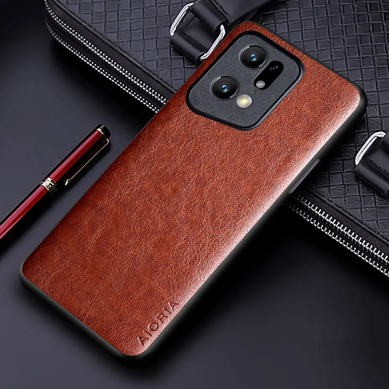 Luxury leather Case for Oppo Find X5 Pro X3 Pro Business solid color Soft TUP&Hard PC phone cover for Oppo find x5 pro case