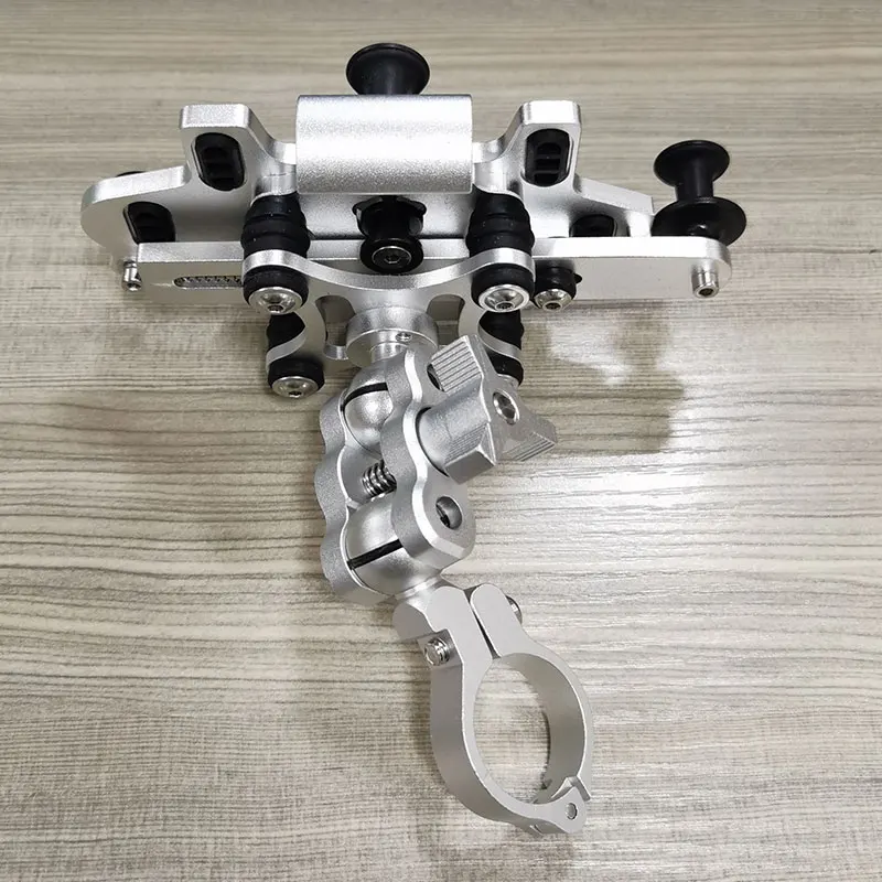 Soporte Universal para teléfono de motocicleta, soporte de aleación absorbente de golpes para teléfono de Motos, soporte de navegación ajustable, accesorios para motocicletas