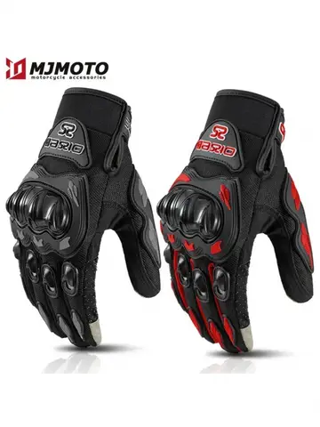 Motorcycle Riding Gloves Full Finger Breathable Non-Slip Motocross Racing Touchscreen Biker Resistant Glove for Men Women
