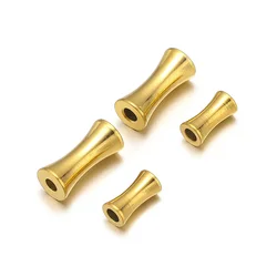 10pcs Stainless Steel Tube Spacer Beads Loose Beads Charms for Jewelry Making DIY Necklace Supplies Wholesale Bracelet Findings