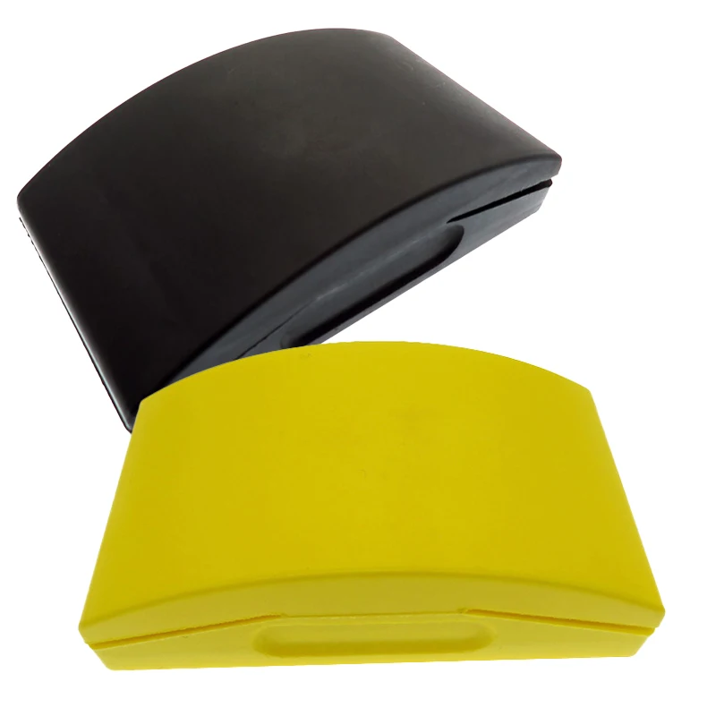

70*125 мм полиуретановая ручная шлифовальная подушечка, желтая/черная, легкая точность для изогнутой поверхности, прецизионная шлифовка, безопасная наждачная бумага