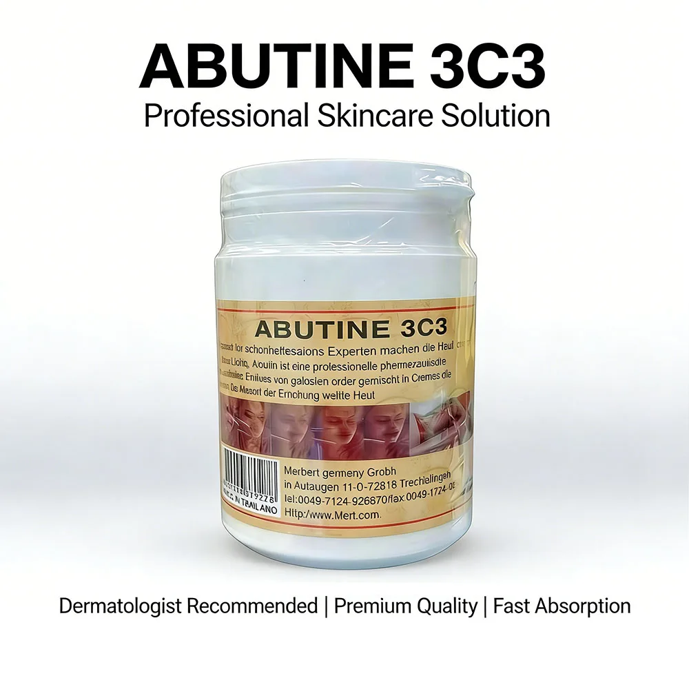 Abutine 3C3 Crema per la cura della pelle tedesca di grado salone 250 g |   Crema idratante schiarente viso e corpo per l'uso quotidiano