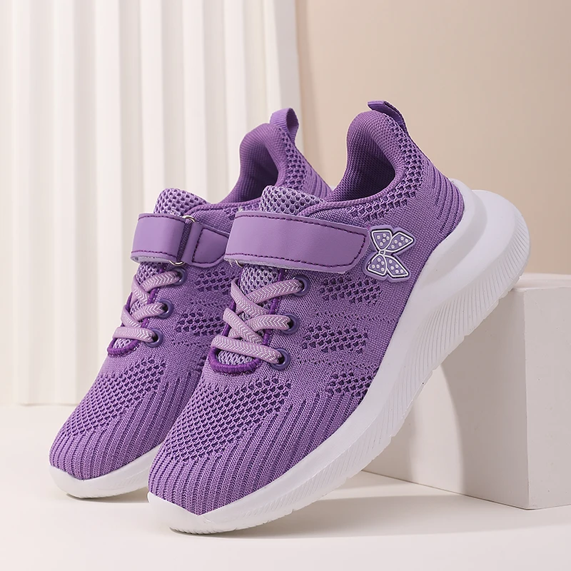 زوج من الأحذية الرياضية الشبكية للأطفال للفصول الأربعة، قابلة للتنفس، مريحة، مقاومة للاهتراء، مقاس 28-40، MF-888PJ