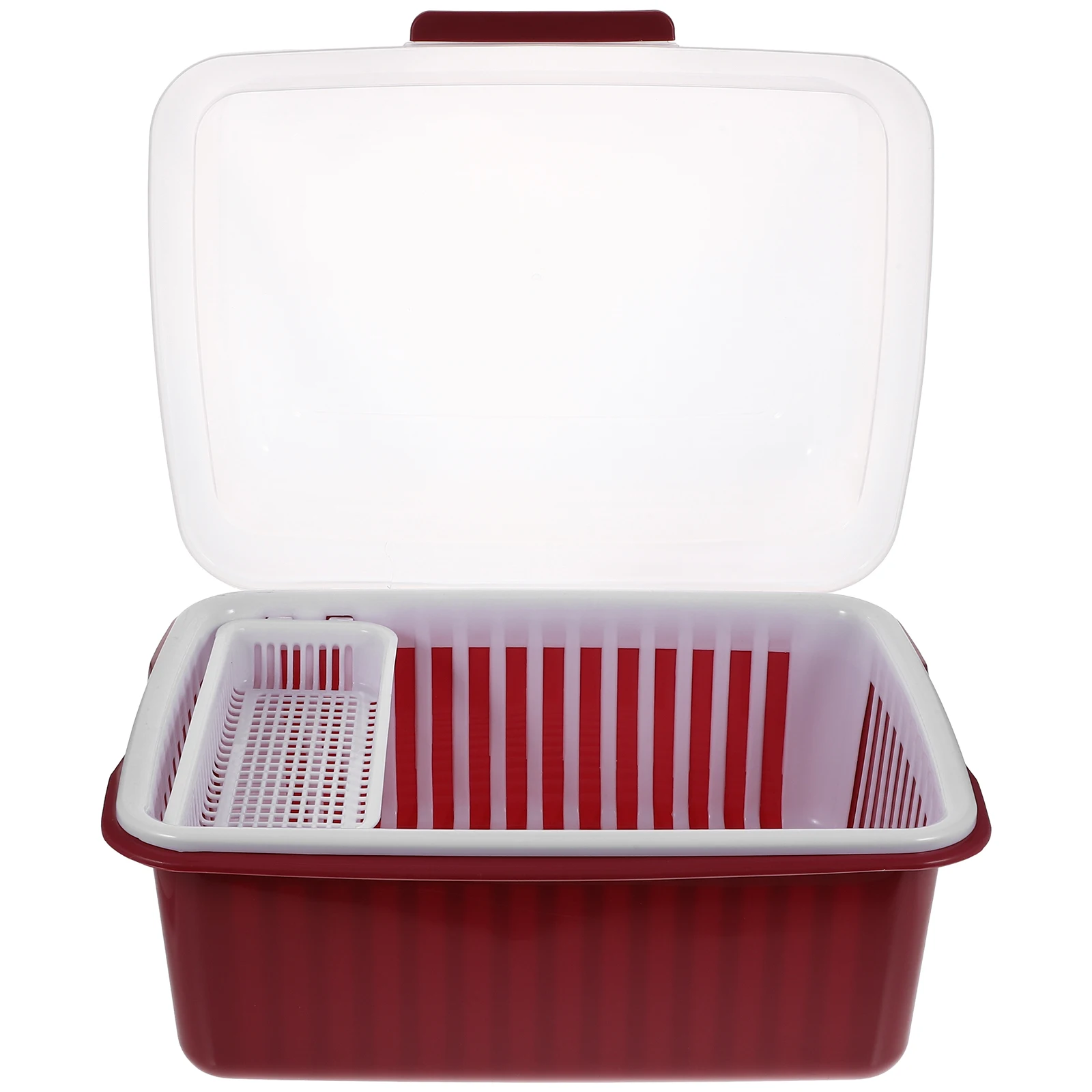 

Plastic Cutlery Storage Rack Dishes Drying Cover Baby Bottle Organizer Countertop Tableware Container Portable Milk Box Easy
