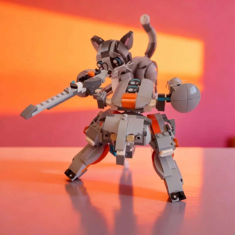 311 Piezas MOC Icons Metal Gear Rex, Bloques de Construcción de Modelo, Juguete de Arquitectura, Regalos de Navidad, Ensamblaje DIY, Educación Creativa