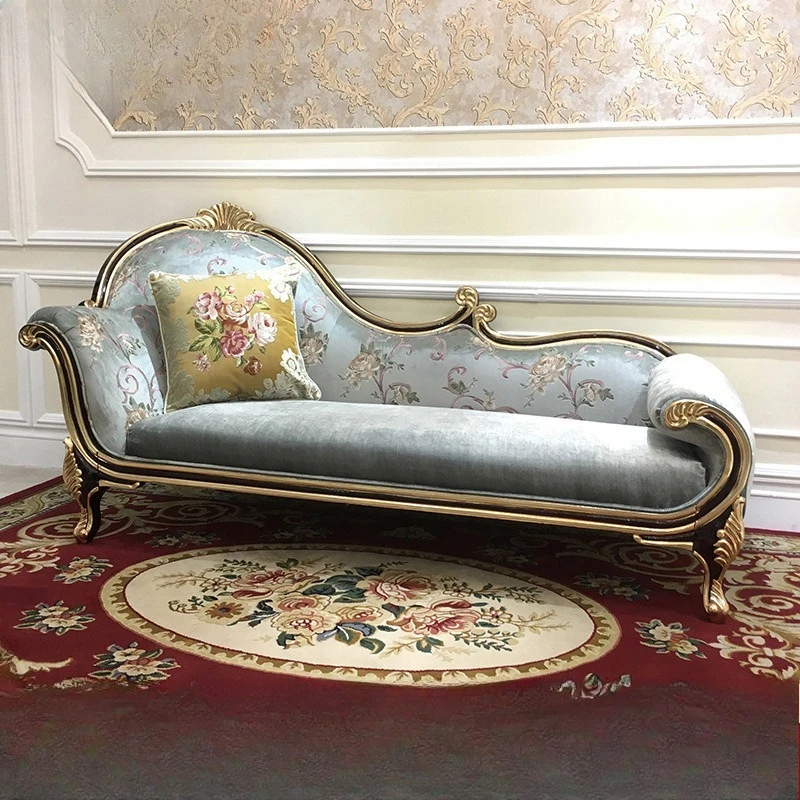 

European chaise longue, French beauty couch, American embroidered recliner