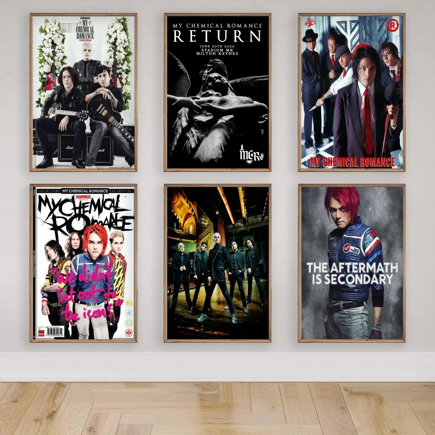 chemical romance rock band Canvas Art Poster, Wall Art, Picture Print, Modern Family, Bedroom Decor, Posters