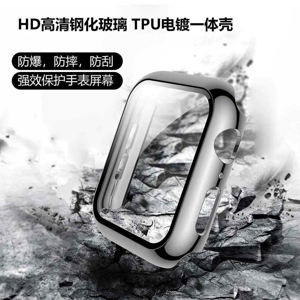 Стекло и крышка для часов Apple Watch, аксессуары для iWatch версии 8, 7, 6, SE, 5, 9, 44 мм, 45 мм, 41 мм, 40 мм, 42 мм, 38 мм