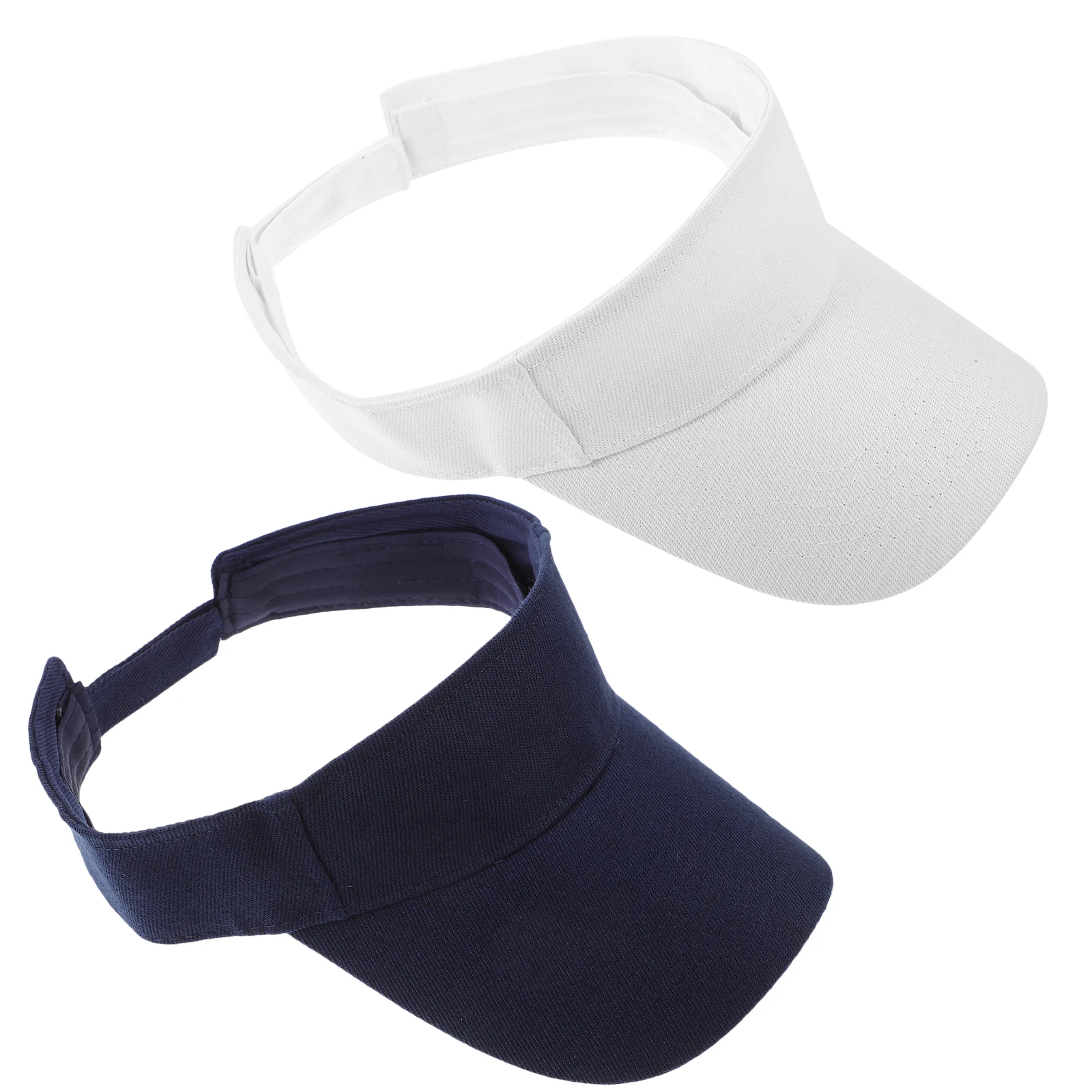

2pcs Sun Visor Hats Lightweight Portable Baseball Cap for Adults Men Women Pink White Fishing Hat Summer Hiking Camping Beach