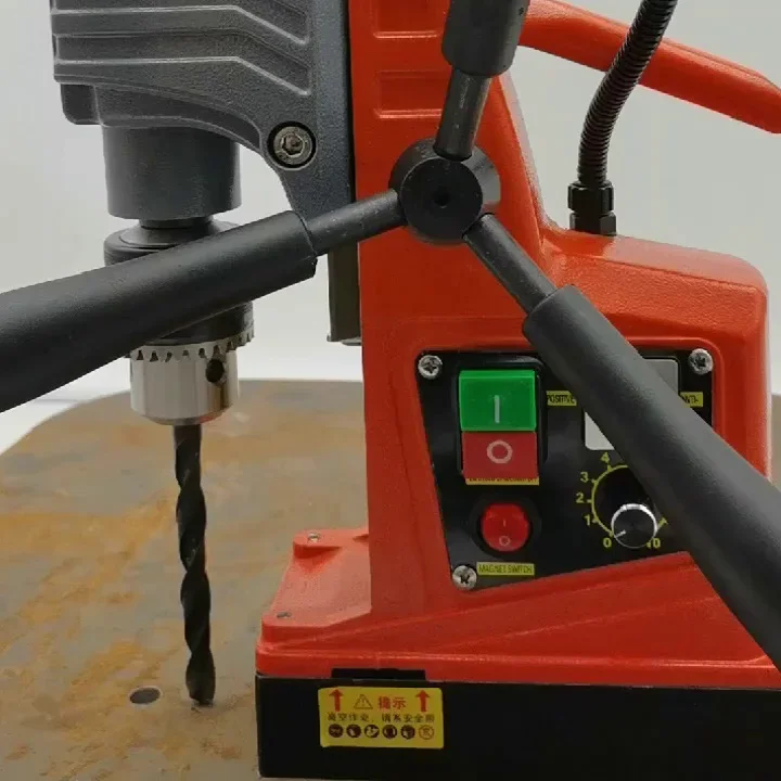 1pc Magnetic drill 220v 28RE Magnetic suction bench drill forward reverse electric drill twist  drilling