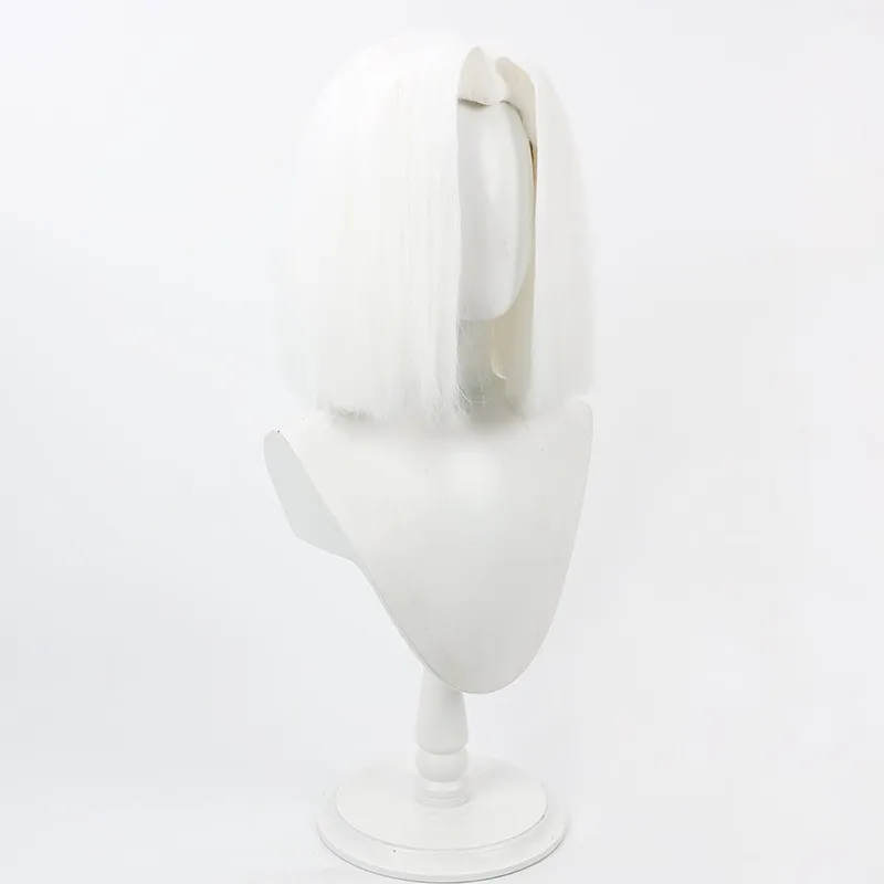 هازبين فندق لوت شعر مستعار تأثيري الشعر الأبيض مع ذروة الأرملة