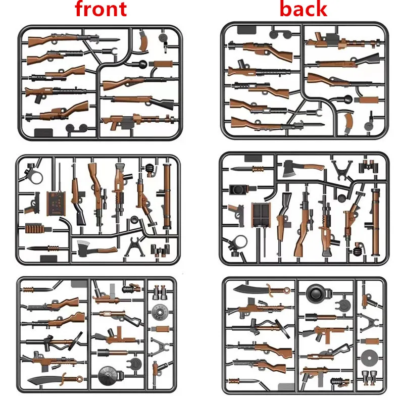 Kriegsspiel Spielzeug Waffen Modell Kit militärische Bausteine für Jungen Teenager Lernspiel zeug Geschenke