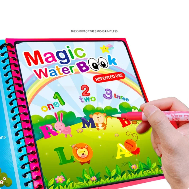 Water Coloring Book Magic Colourful Drawing Books for Kids Reusable Graffiti Magical Book Baby Early Education Montessori Toys