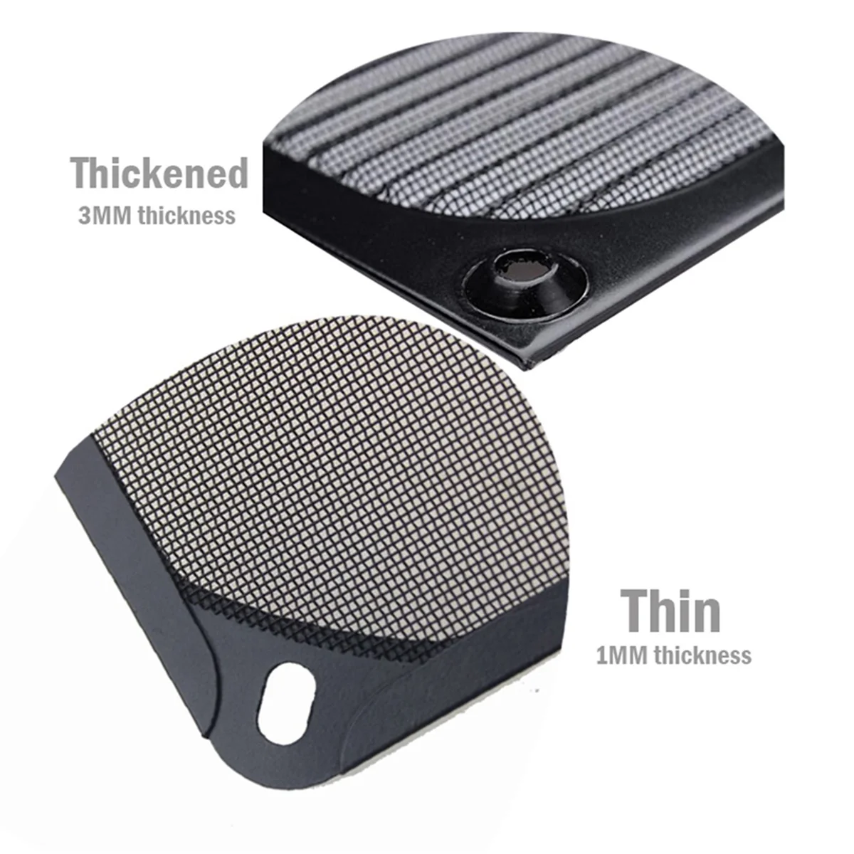 10 PCS Computer Fan Filter Grills Aluminum Dustproof Cover Dust Filter for PC Cooling Chassis Fans 90mm Fan