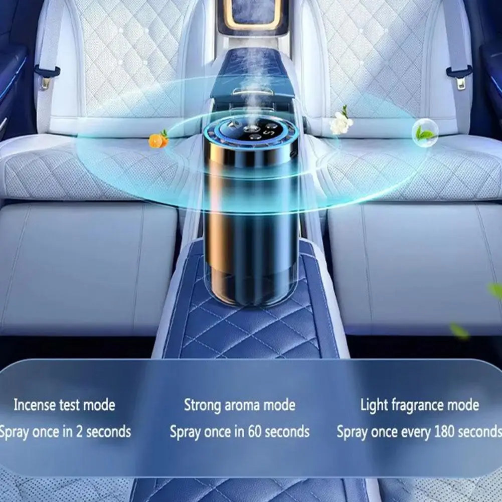 เครื่องฟอกอากาศในรถยนต์อัจฉริยะ ปรับได้ กลิ่นรถใหม่ เครื่องหอมในรถยนต์ กลิ่นหอมอัตโนมัติในรถยนต์ ไฟบรรยากาศบนเพดานลายท้องฟ้าเต็มดาว