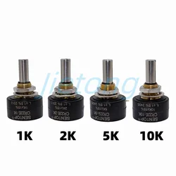 1pc CR22E 1K 2K 5K 10K Conductive Pastic Potentiometer WDD22P1 360 Degree Rotation Replace FCP22E 3Pins 6MM Round Shaft