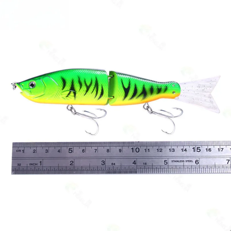 New2Holiday Bait18cm/52gSilicone ذيل السمكة متعدد الأقسام الصيد إغراء #3