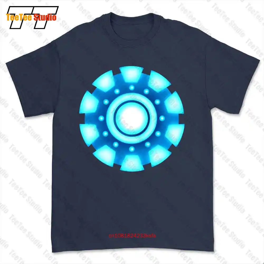 Arc Reactor Tony Stark Industries End Game Hero T-shirt Tee 9295