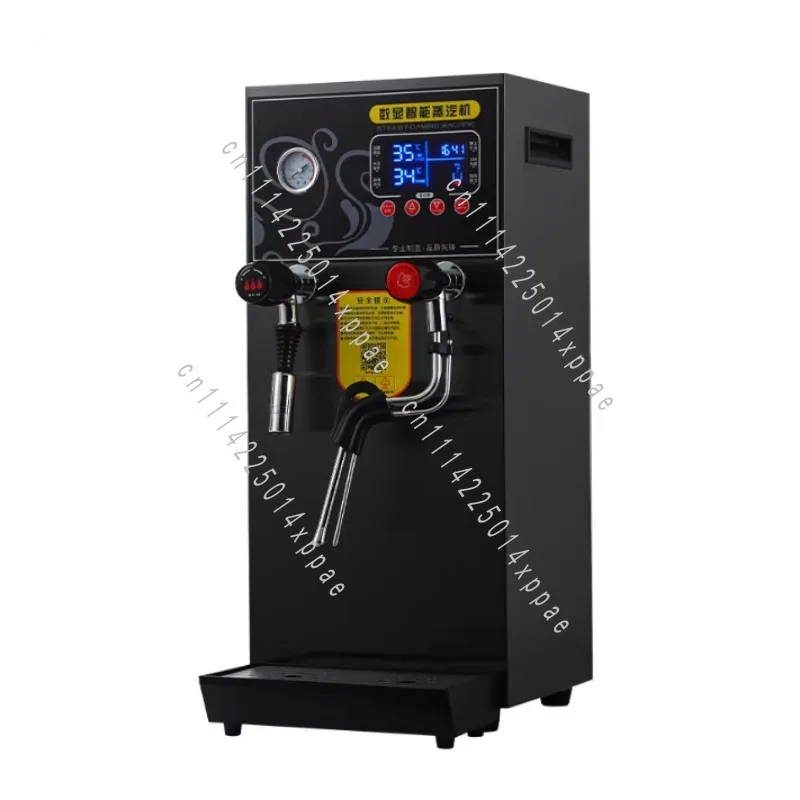 Milk Foam Machine 12L Electric Boiling Water Machine Commercial Milk Frother Steam Boiling Water Dual-purpose Machine