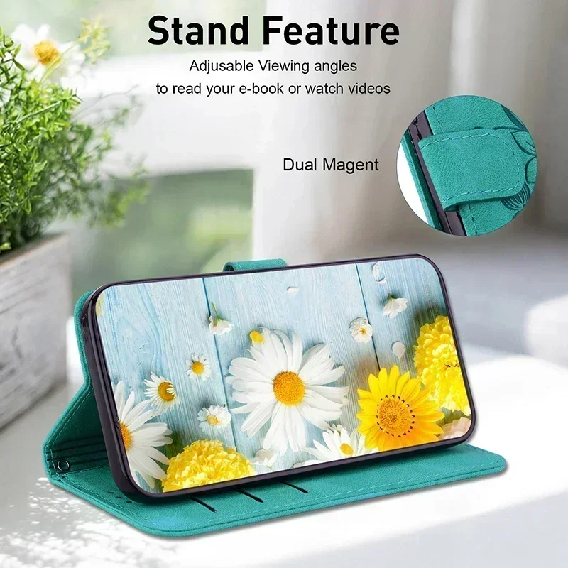 Magnetic Leather Phone Case For Honor X60i X9B X9C X8B x7b X7C X6B X6A X7A X8A X5 X7 X8 X9 5G Plus Flip Cover Wallet Case