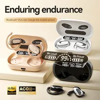 Original B19 Wireless Earphone Bluetooth 5.4 Ear Hanging Headphone HiFi Stereo Sports Earbuds With Mic Headset Long Battery Life