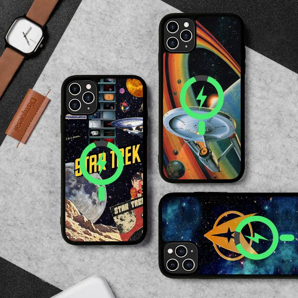 Sci Fi Series S-Star T-Trek For IPhone 17 Air 16 E 15 14 13 12 11 Pro Max Plus PC Shock TPU Cover For Phone Cover