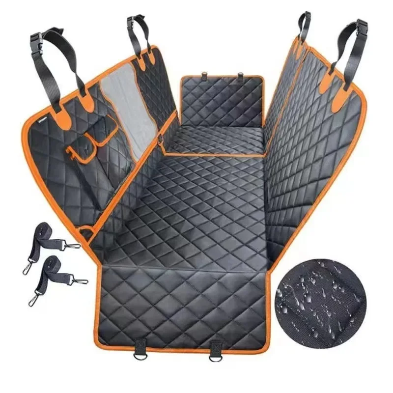 Pet Dog Car Seat Cover Waterproof Travel Hammock Mat For Small Medium Large Dogs Rear Back Seat Safety Protector Pet Carrier Tra