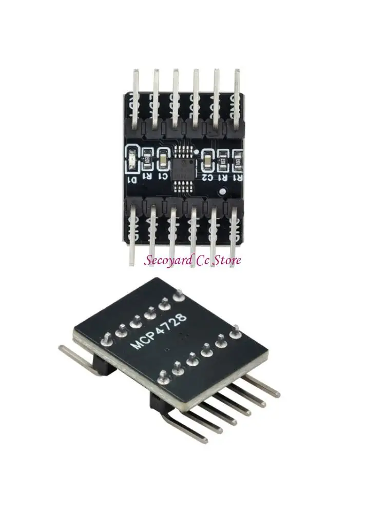 N3UC 4 Channel DACs Board MCP4728 12Bit Digital to Analogs Module with VDD GND SCL Pin for Microcontroller Controls and