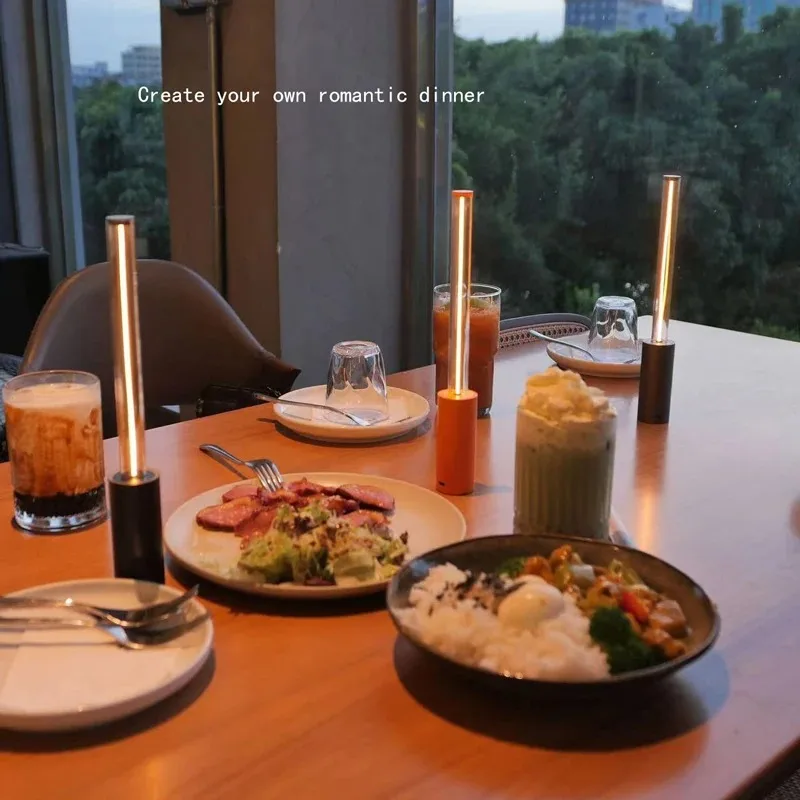 الحديثة الحد الأدنى جو التنفس مصباح اللمس لمبة مكتب مصباح قابلة للشحن لمطعم غرفة نوم السرير ضوء الليل الصغيرة