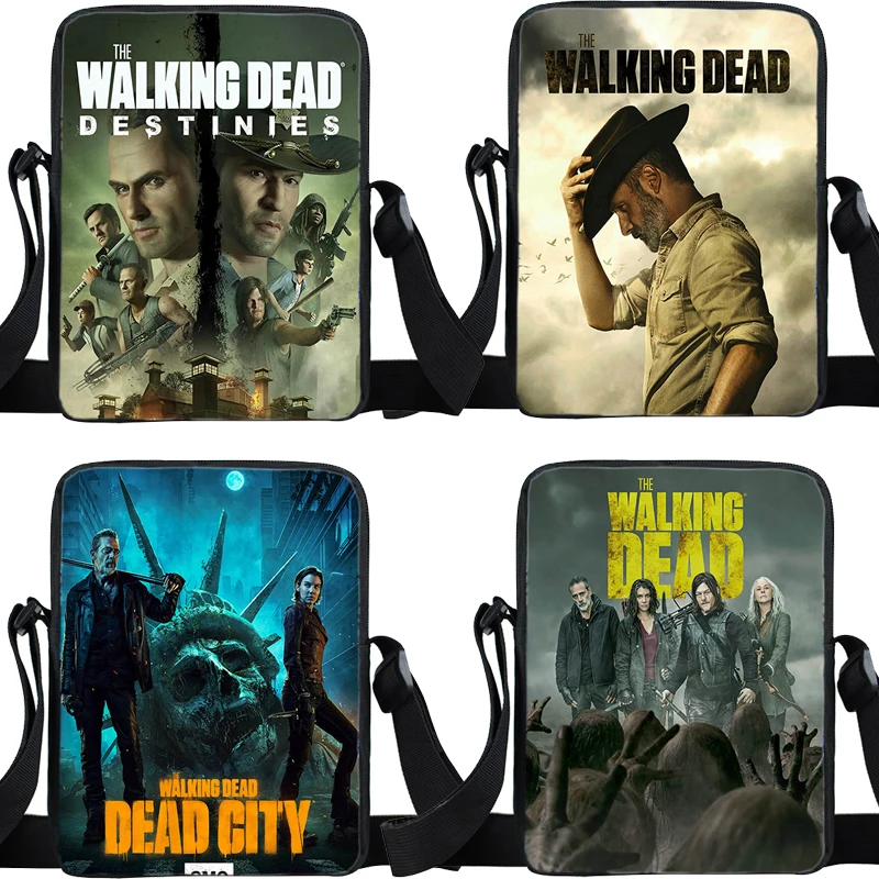 

The Walking Dead Messenger Bag Girls Canvas Shoulder Bags Women Handbags Crossbody Bags Small Satchel Bookbag Gift