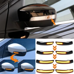 Ford Kuga Escape EcoSport 2013-18 바이 컬러 LED 다이나믹 턴 시그널 라이트 사이드 윙 백미러 순차 표시 등