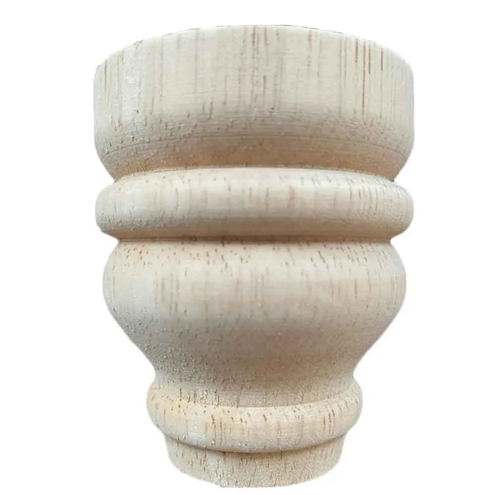

1PC 7x6cm European Style Solid Wood Carved Furniture Foot Legs TV Cabinet Seat Feets High Quality Small Fresh Accessories