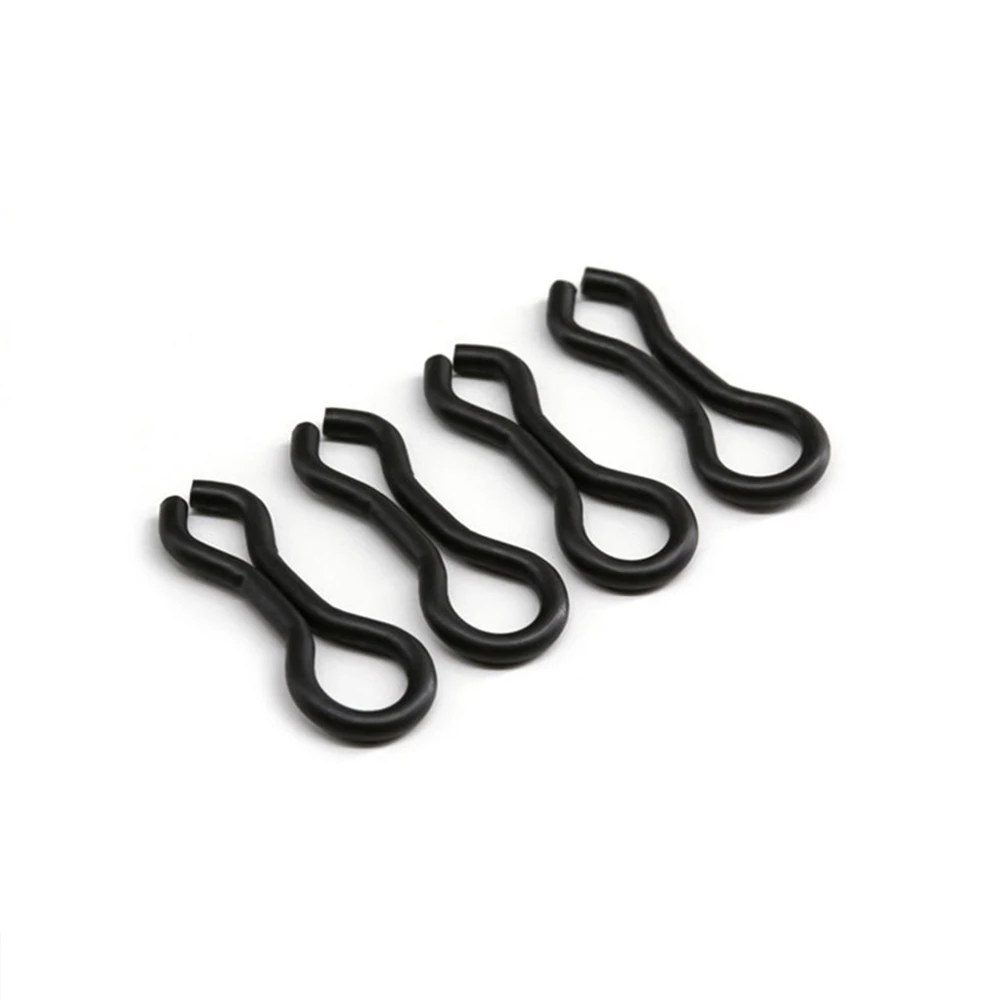 1000 stücke Matt Schwarz Karpfen Splay Ringe Schwenk Schnalle Köder Führer Sinker Augen Locken Stecker Angeln Waren Tackle Zubehör pesca – Detail 6