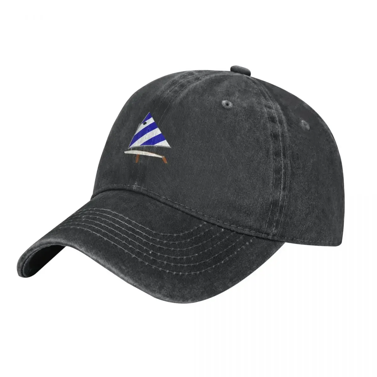 Sombrero de vaquero de pez Sol Azul/blanco, gorra de béisbol de lujo para cumpleaños, velero, hombres y mujeres